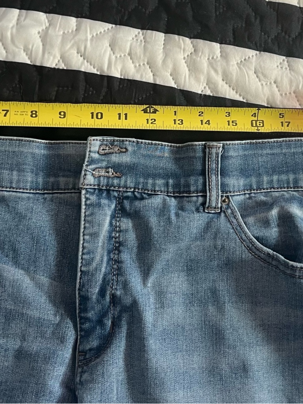 Terra & Sky Light Blue Wide-Leg Jeans (Ankle Jean) - Picture 5 of 7